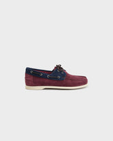 Swan Suede & Denim Boat Shoes |