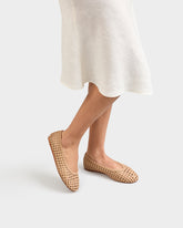 Ballerine in Pelle Intrecciata |