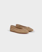 Ballerine in Pelle Intrecciata |