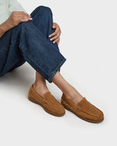 Suede Moccasin Loafers |