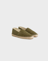 Suede Squared Toe Espadrilles |