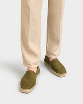 Suede Squared Toe Espadrilles |