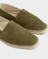 Suede Squared Toe Espadrilles |