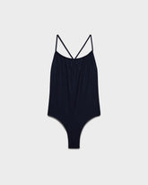 Costume Intero Cut-out Effetto Bagnato |