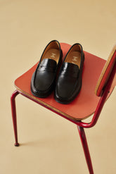 Leather Penny Loafers |