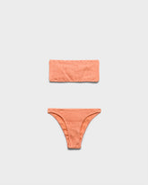 Bikini a Fascia in Seersucker |
