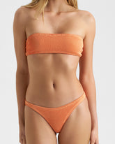 Bikini a Fascia in Seersucker |