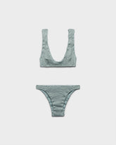 Bikini Bralette in Seersucker |