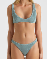 Bikini Bralette in Seersucker |