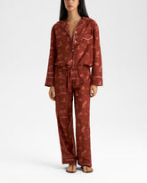 Pantaloni Belem in Lino con Bordi |