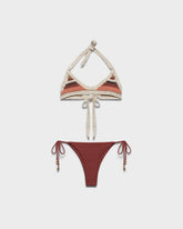 Cotton Crochet Triangle Bikini |