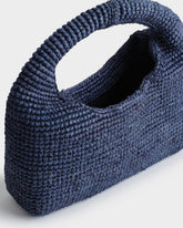 Borsa Halfmoon in Rafia |