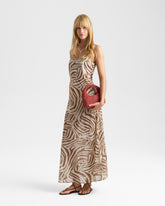 Printed Silk Cotton Voile Cuzco Dress |