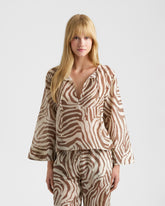 Camicia Aventura in Voile di Cotone e Seta |
