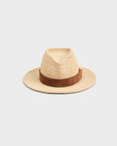 Cappello Panama in Rafia e Suede |