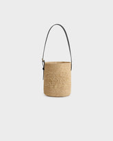 Borsa Loto Basket in Raffia Naturale |