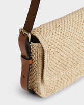 Borsa Paloma in Raffia e Pelle |
