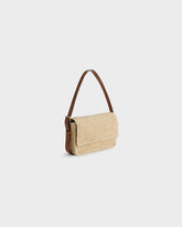 Borsa Paloma in Raffia e Pelle |