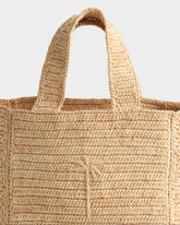 Borsa Zuma Small in Raffia Naturale |