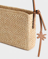 Borsa Inez Small in Rafia Naturale |