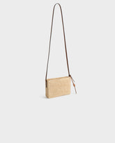 Borsa Inez Small in Rafia Naturale |