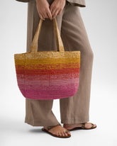 Borsa Zuma in Raffia Multicolor |
