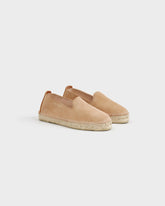 Espadrillas Suola Bassa in Pelle Scamosciata |