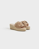 Suede Platforms With Knot |