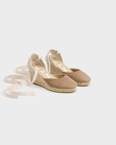 Suede Low Wedge Espadrilles |