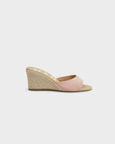 Espadrillas con Zeppa in Suede Morbido |
