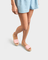 Suede Double Sole Slides |