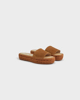 Suede Double Sole Slides |