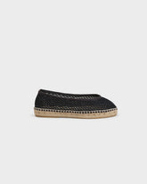 Cotton Net Ballet Flat Espadrilles |
