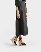 Espadrillas con Zeppa in Rete di Cotone |