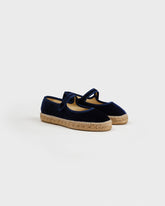 Velvet Mary Jane Espadrilles |