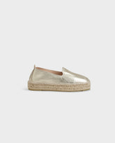 Espadrillas in Pelle Metallizzata |
