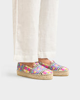 Raffia Pattern Double Sole Espadrilles |