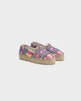 Raffia Pattern Double Sole Espadrilles |