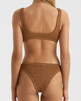 Seersucker Bralette Bikini - Bikinis | 