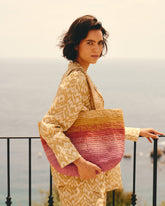 Borsa Zuma in Raffia Multicolor | 