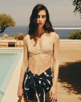 Bikini Bralette Surf in Seersucker | 