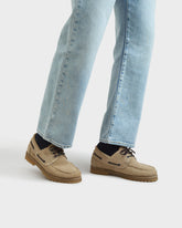 Suede With Shearling Field Moccasins - A12KV - Cortina Champagne Beige | 