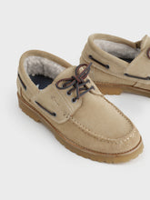 Suede With Shearling Field Moccasins - A12KV - Cortina Champagne Beige | 