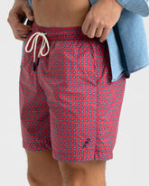 Ciro Printed Recycled Ultra Light Swim Shorts - Luca Rubinacci x Manebí|Collab | 