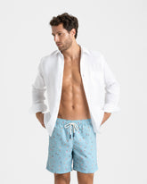 Printed Swim Shorts - Men's Swimwear | 