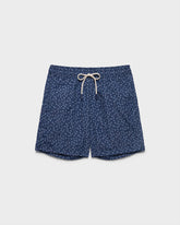 Stone Washed Printed Nylon Swim Shorts - Men's Swimwear | 