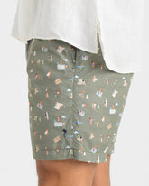 Printed Recycled Ultra Light Swim Shorts - Men's Swimwear | 