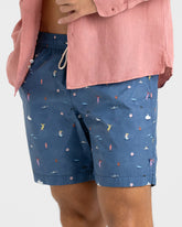 Printed Recycled Ultra Light Swim Shorts - Men's Swimwear | 