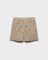 Printed Nylon Swim Shorts - Men's Swimwear | 