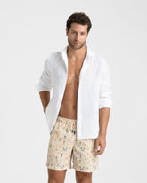 Printed Nylon Swim Shorts - Men's Swimwear | 